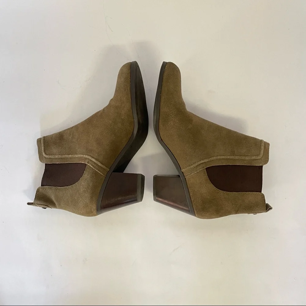 Sam Edelman Suede Ankle Boots, sz 9 - Picture 6 of 9